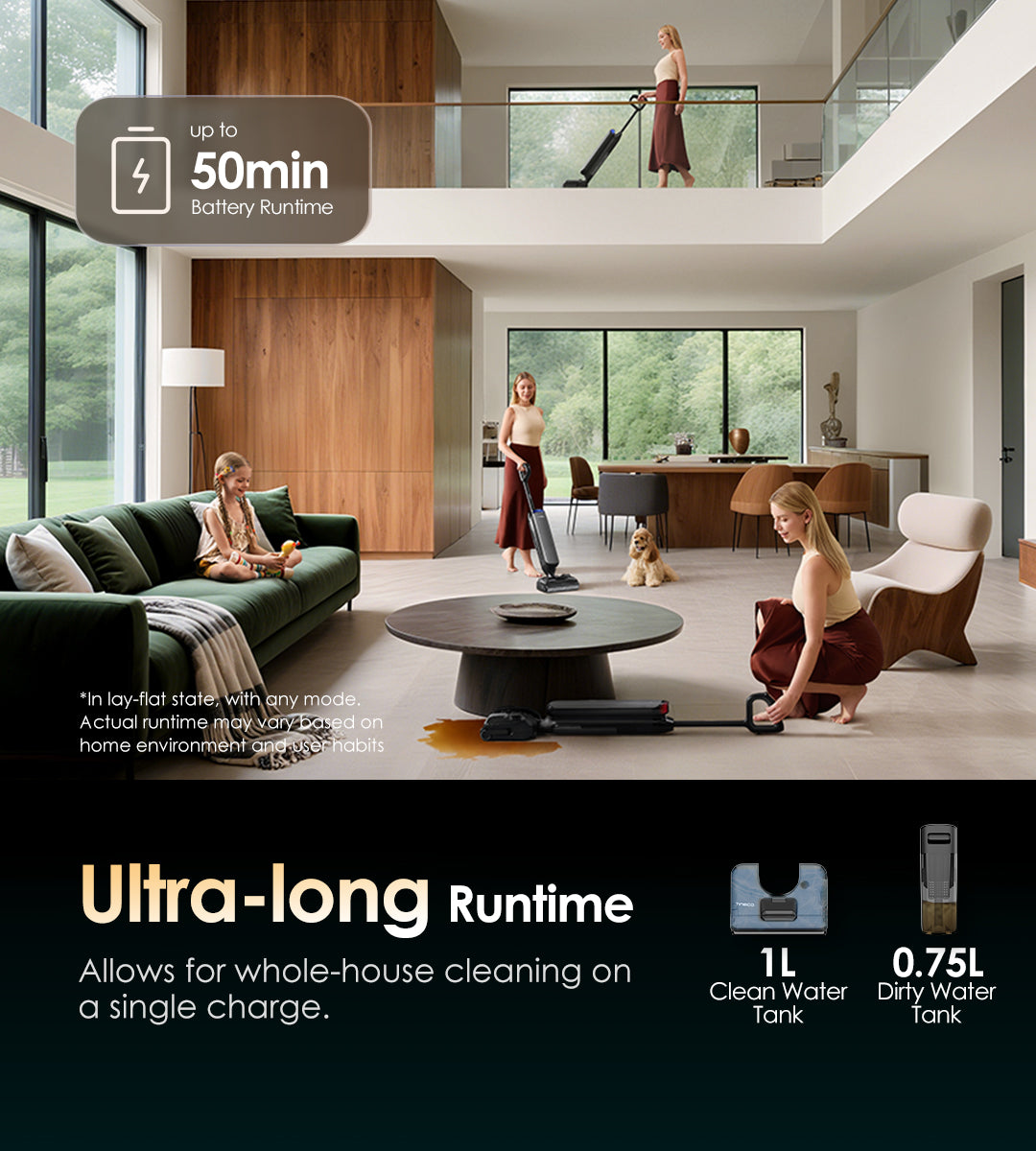 Tineco FLOOR ONE S7 Artist Wet Dry Vacuum Cleaner, best cordless vacuum, best vacuum cleaner, best vacuum for pet hair, handheld vacuum
best cordless vacuum for pet hair