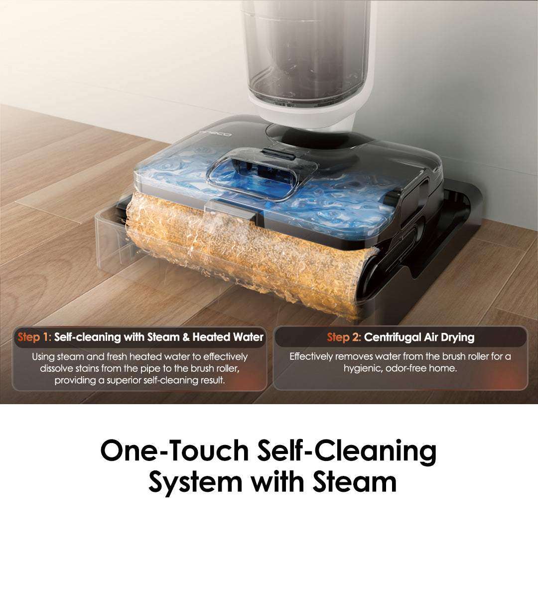 One-Touch Self-Cleaning System