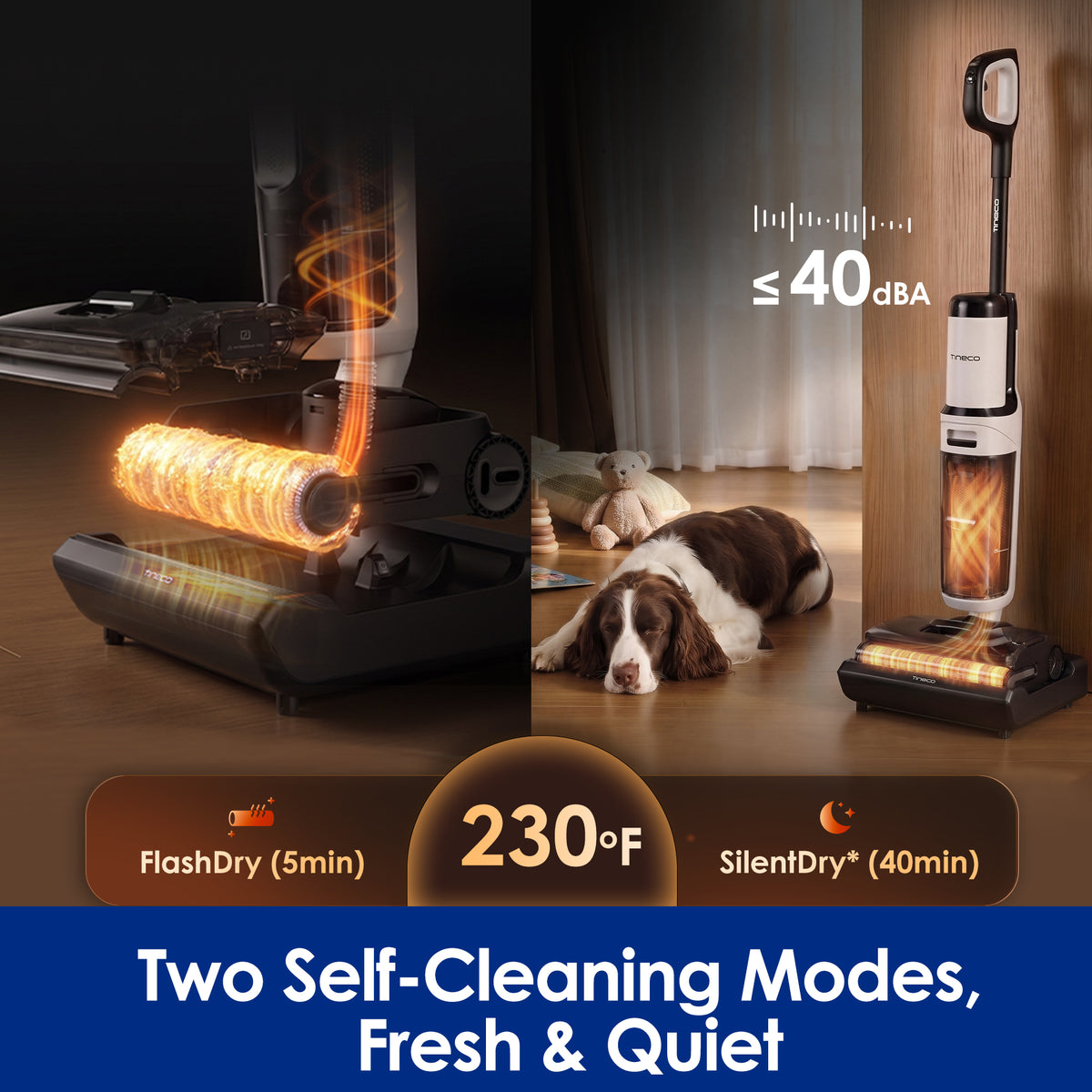 Two Self-Cleaning Modes