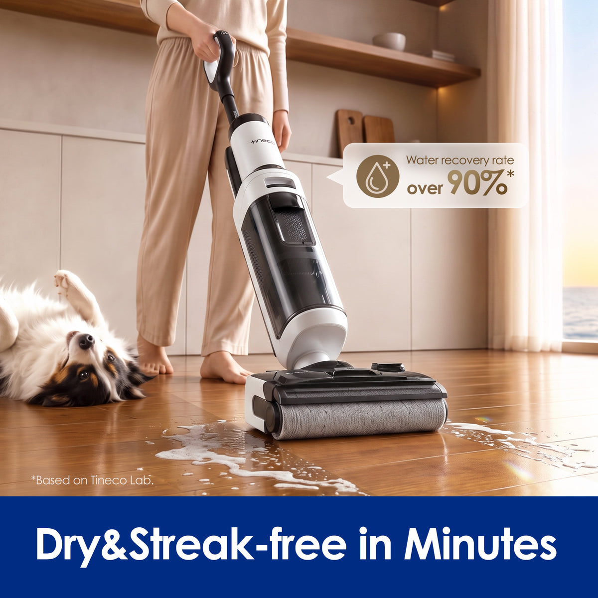 Tineco FLOOR ONE i7 Hotwash Cordless Wet Dry Vacuum Cleaner