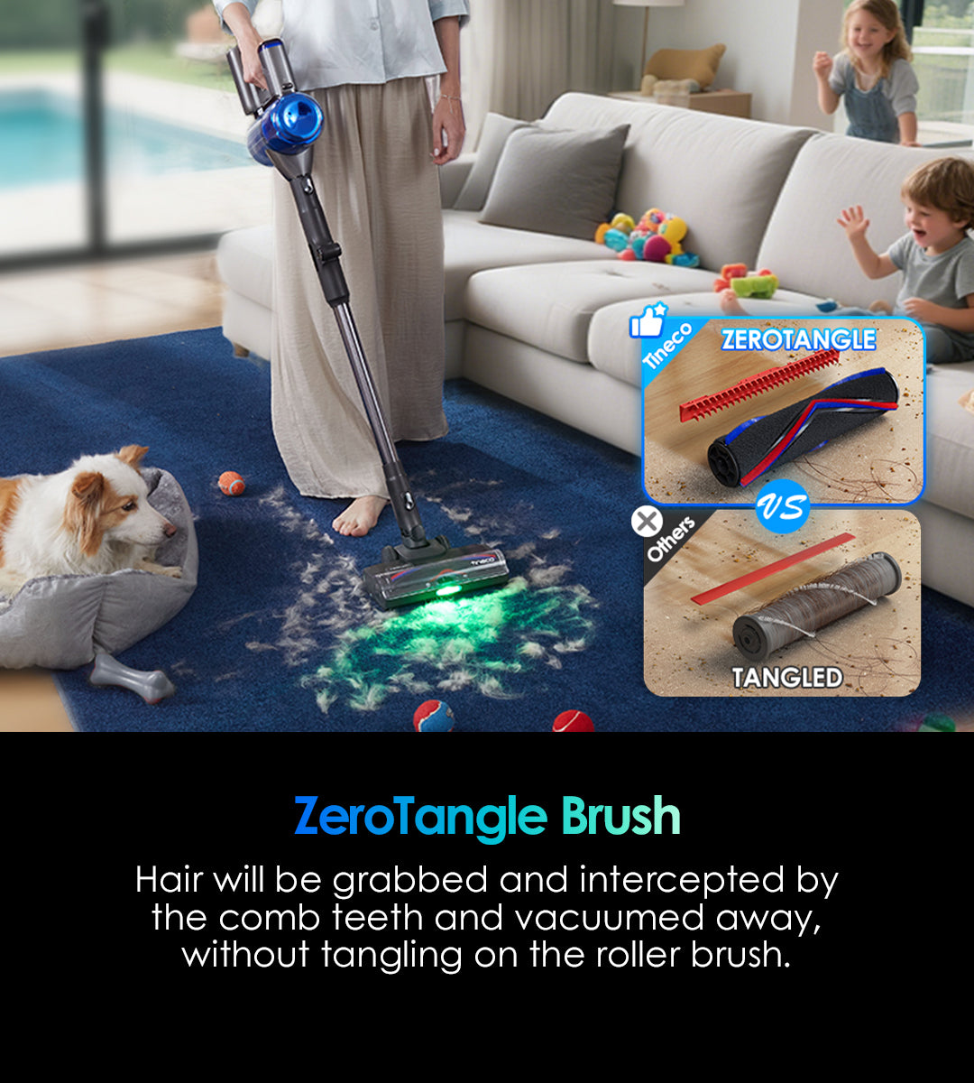 Tineco PURE ONE S70 Pro Cordless Vacuum cleaner, best vacuum for pet hair, tineco vacuum, handheld vacuum, best cordless vacuum for pet hair