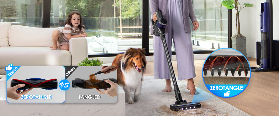 ZeroTangle brush traps hairs without wrapping