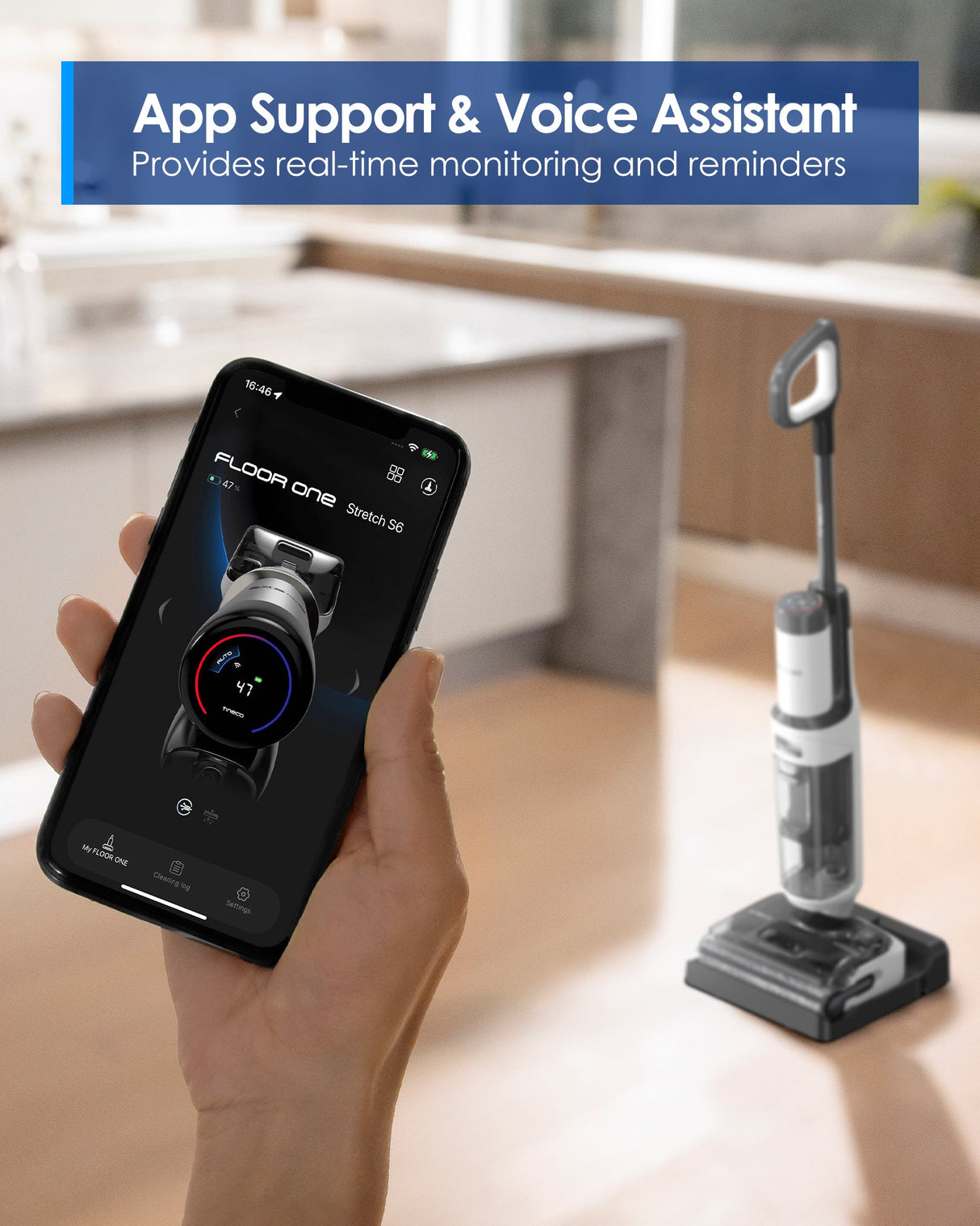 Tineco FLOOR ONE S6 Stretch Lite Wet Dry Vacuum Cleaner