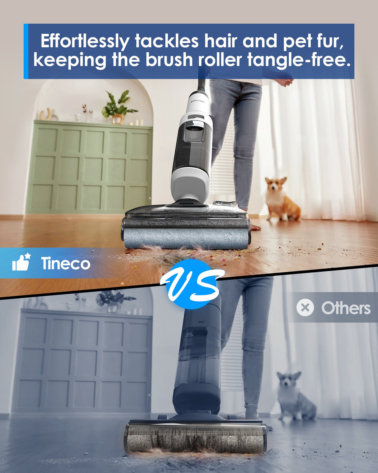 Tineco FLOOR ONE S6 Stretch Lite Wet Dry Vacuum Cleaner
