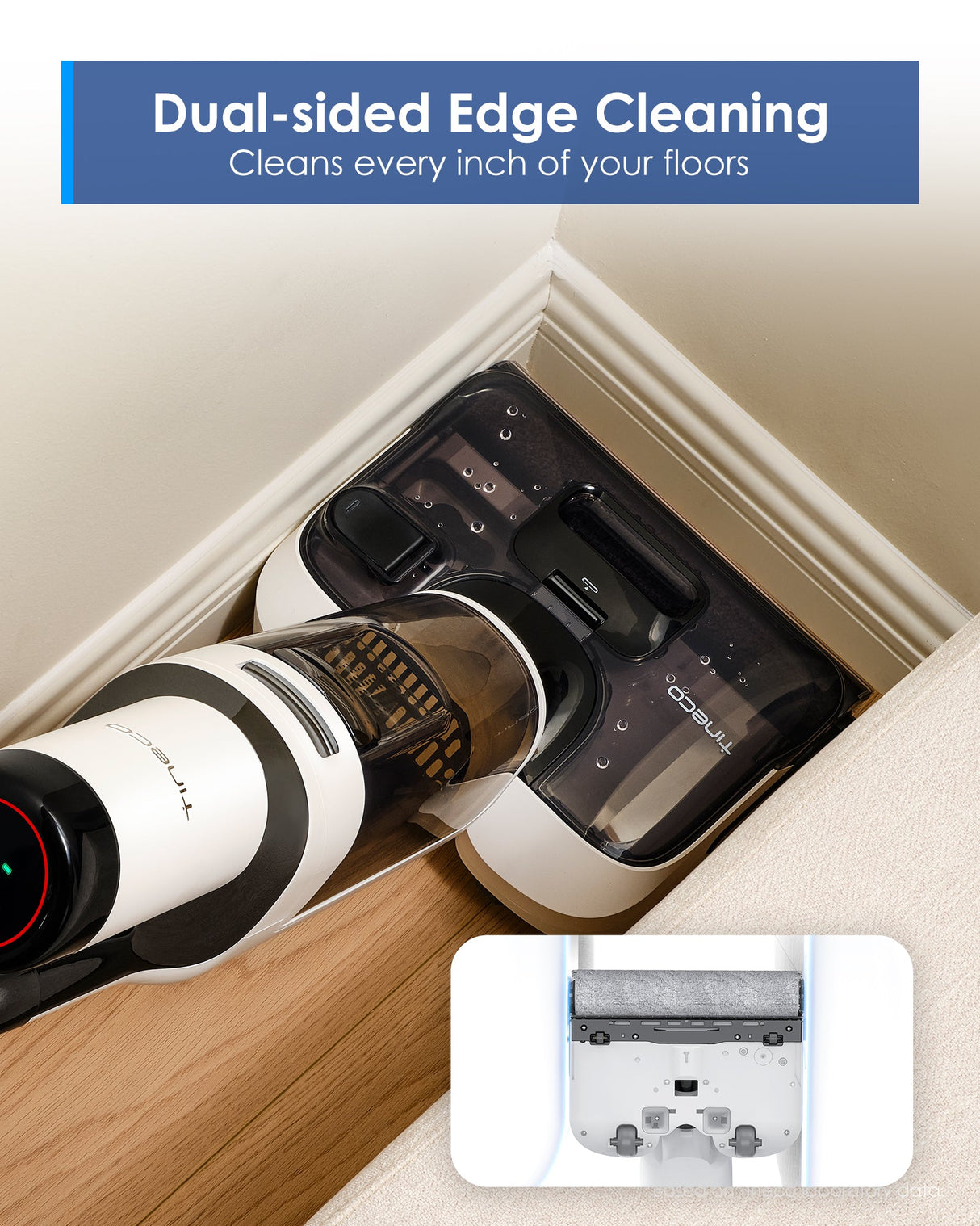 Tineco FLOOR ONE S6 Stretch Lite Wet Dry Vacuum Cleaner