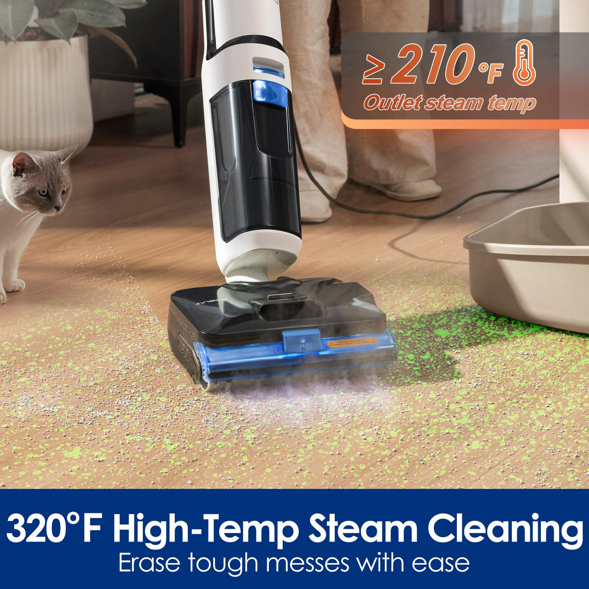 Tineco FLOOR ONE S6 Stretch Steam Wet Dry Vacuum