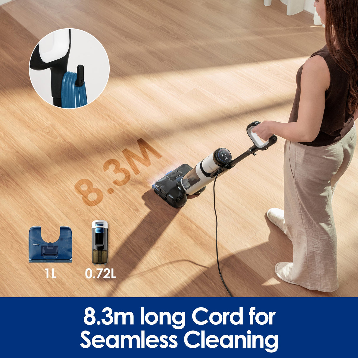 Tineco FLOOR ONE S6 Stretch Steam Wet Dry Vacuum