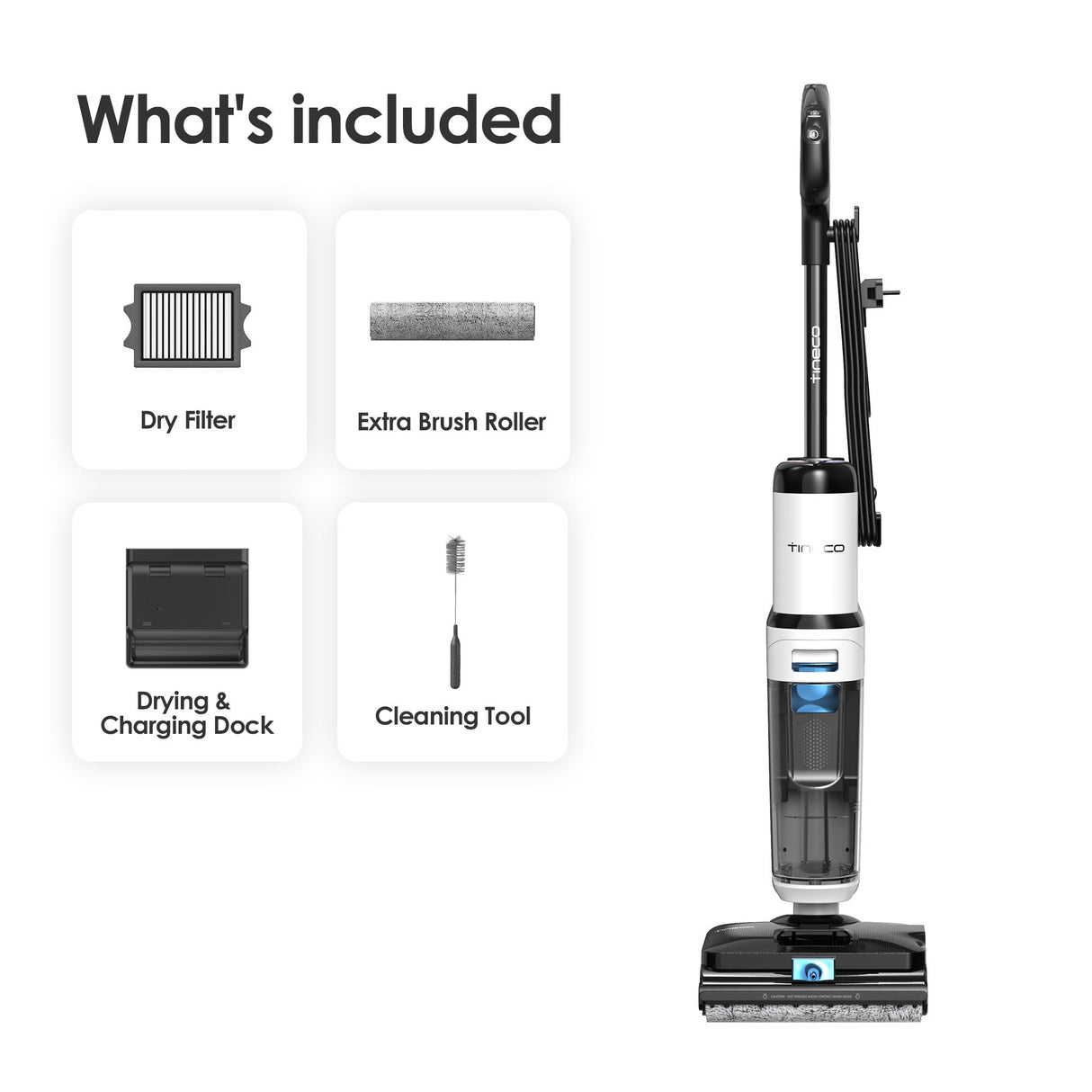 Tineco FLOOR ONE S6 Stretch Steam Wet Dry Vacuum