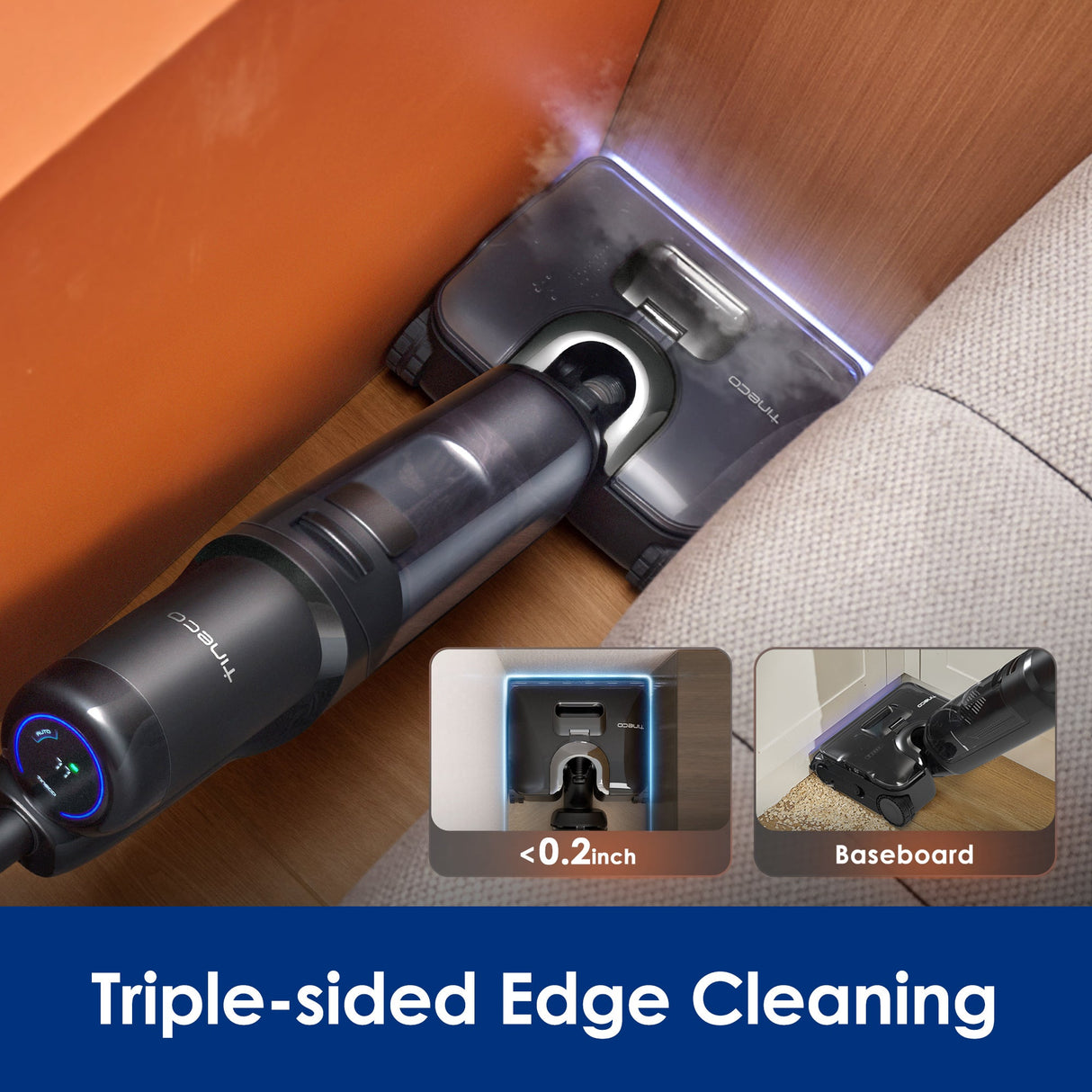 Tineco FLOOR ONE S7 Stretch Steam intelligent wet and dry vacuum cleaner, cordless vacuum, best vacuum cleaner, best vacuum for pet hair, handheld vacuum, best cordless vacuum for pet hair