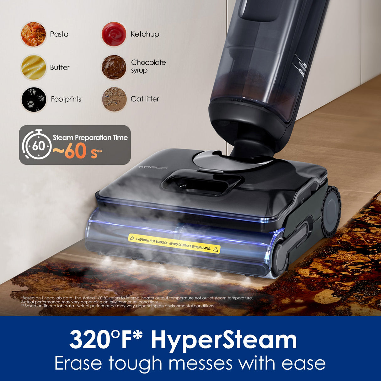 Tineco FLOOR ONE S7 Stretch Steam intelligent wet and dry vacuum cleaner