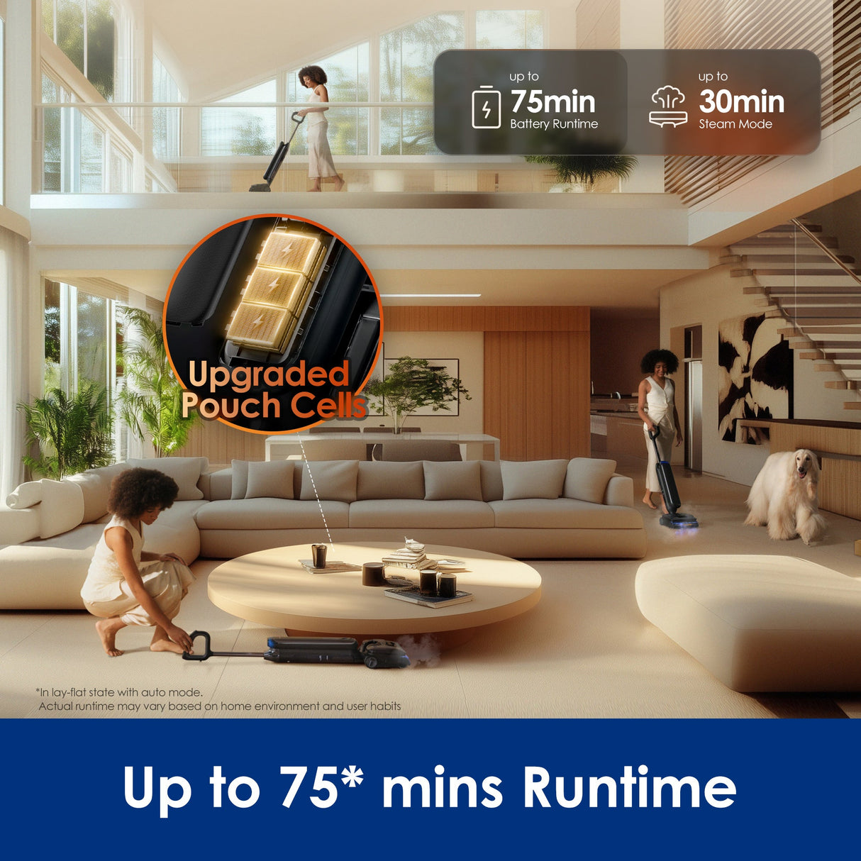 Tineco FLOOR ONE S9 Artist Steam Wet Dry Vacuum Cleaner