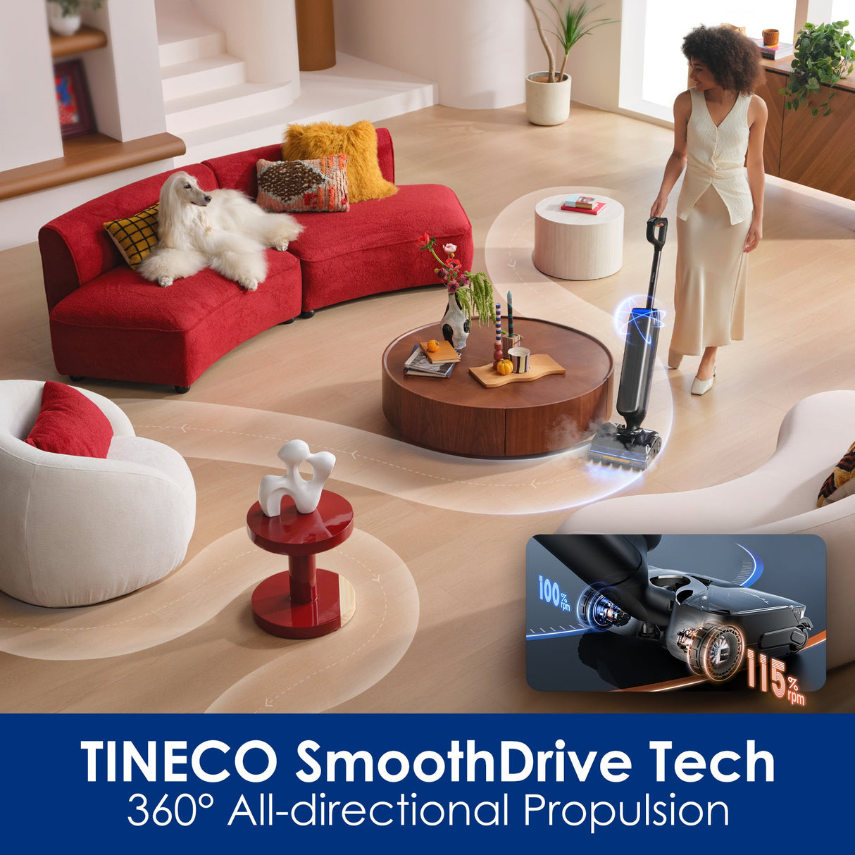 Tineco FLOOR ONE S9 Artist Steam Wet Dry Vacuum Cleaner, best cordless vacuum, best vacuum cleaner, best vacuum for pet hair, handheld vacuum
best cordless vacuum for pet hair