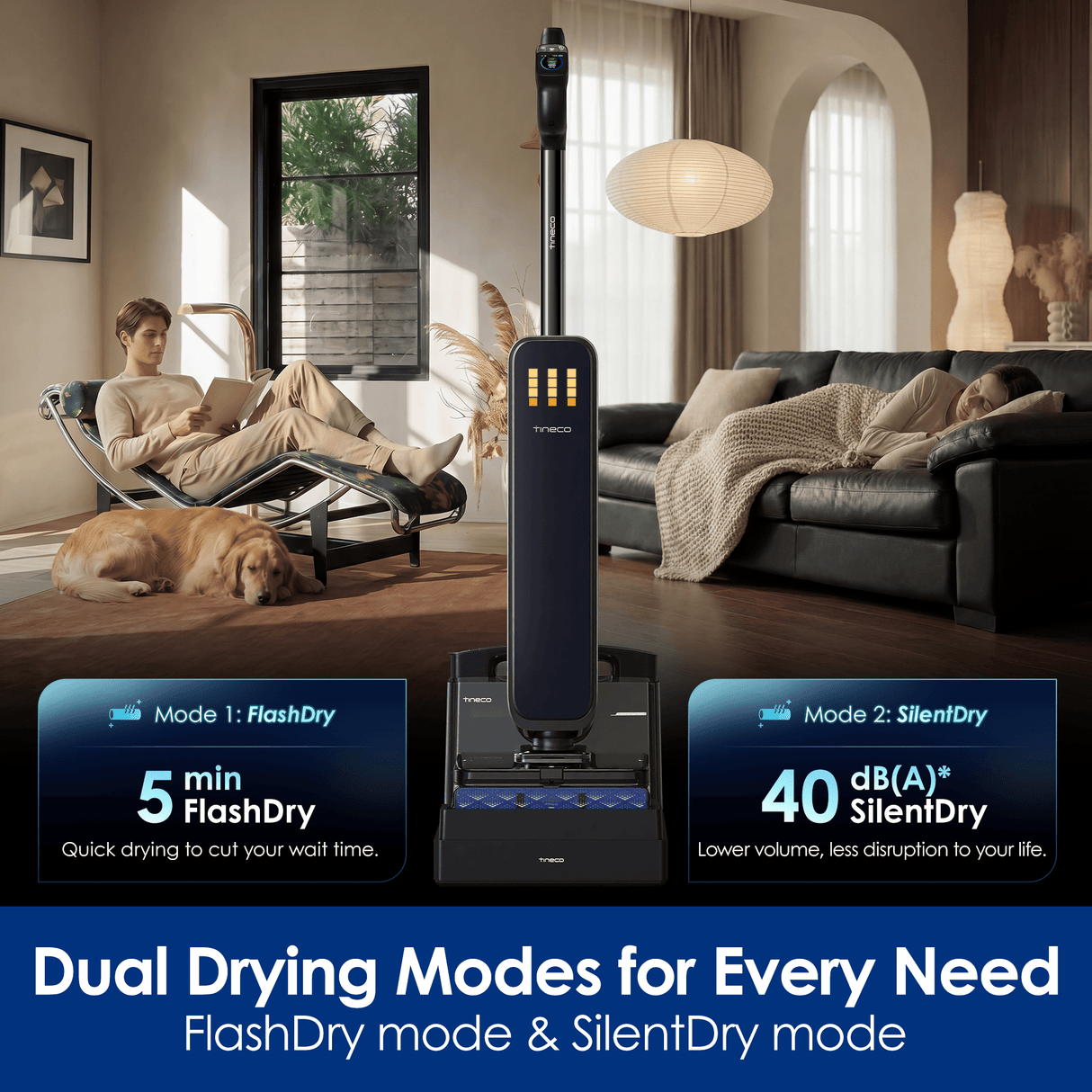 Tineco FLOOR ONE STATION S9 Scientist Pro Wet Dry Vacuum Cleaner