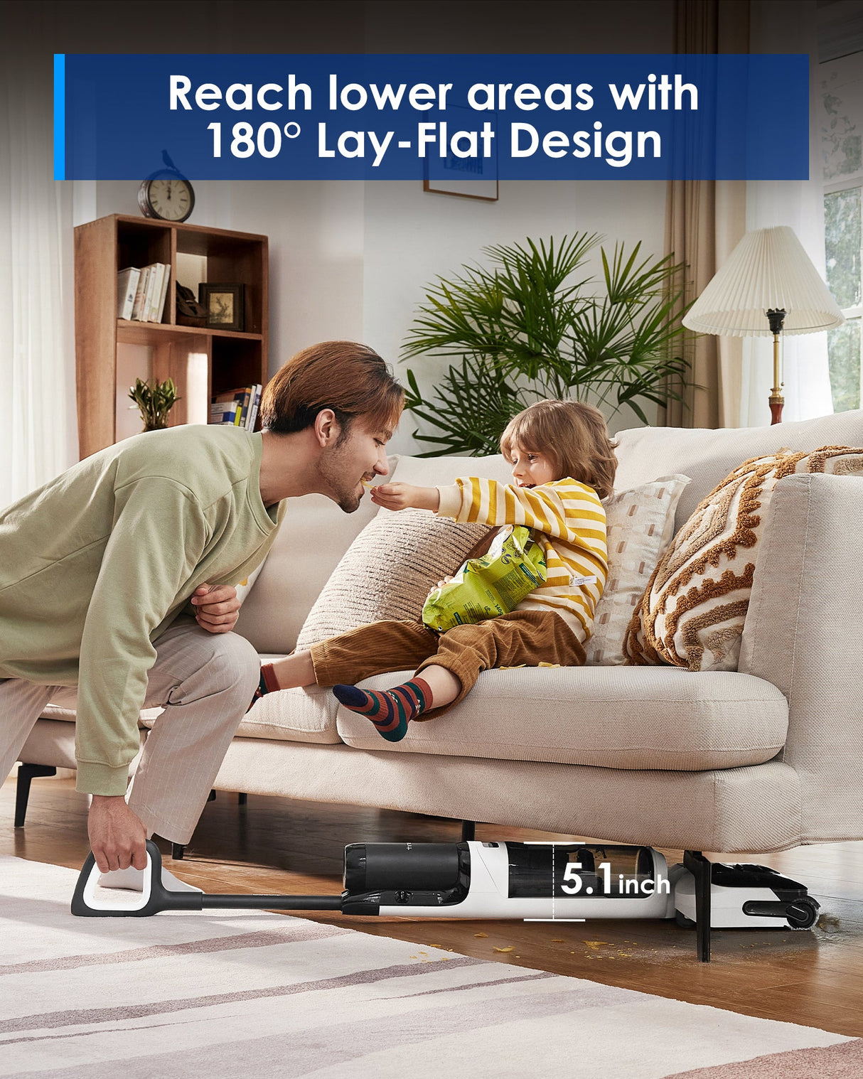 Tineco FLOOR ONE SWITCH S6 Stretch Wet Dry Vacuum Cleaner, best cordless vacuum, best vacuum cleaner, best vacuum for pet hair, handheld vacuum
best cordless vacuum for pet hair