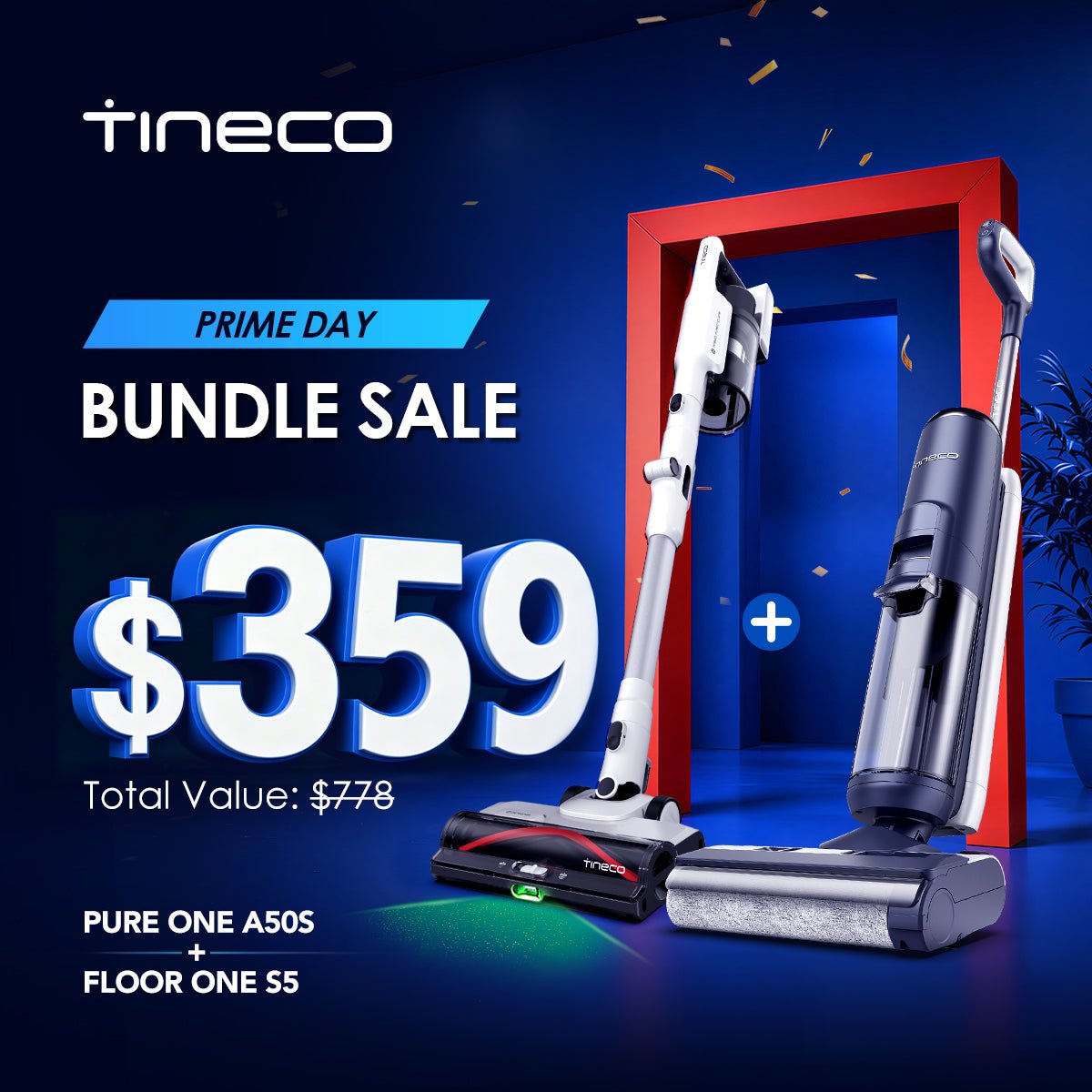 Tineco Prime Bundle Floor One S5+A50S Bundle
