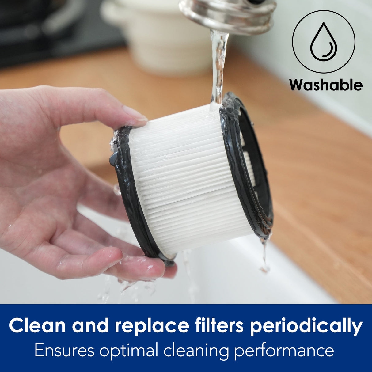 Tineco Pure ONE STATION5 Cordless Vacuum Cleaner Replacement HEPA Filter & Cover Assembly