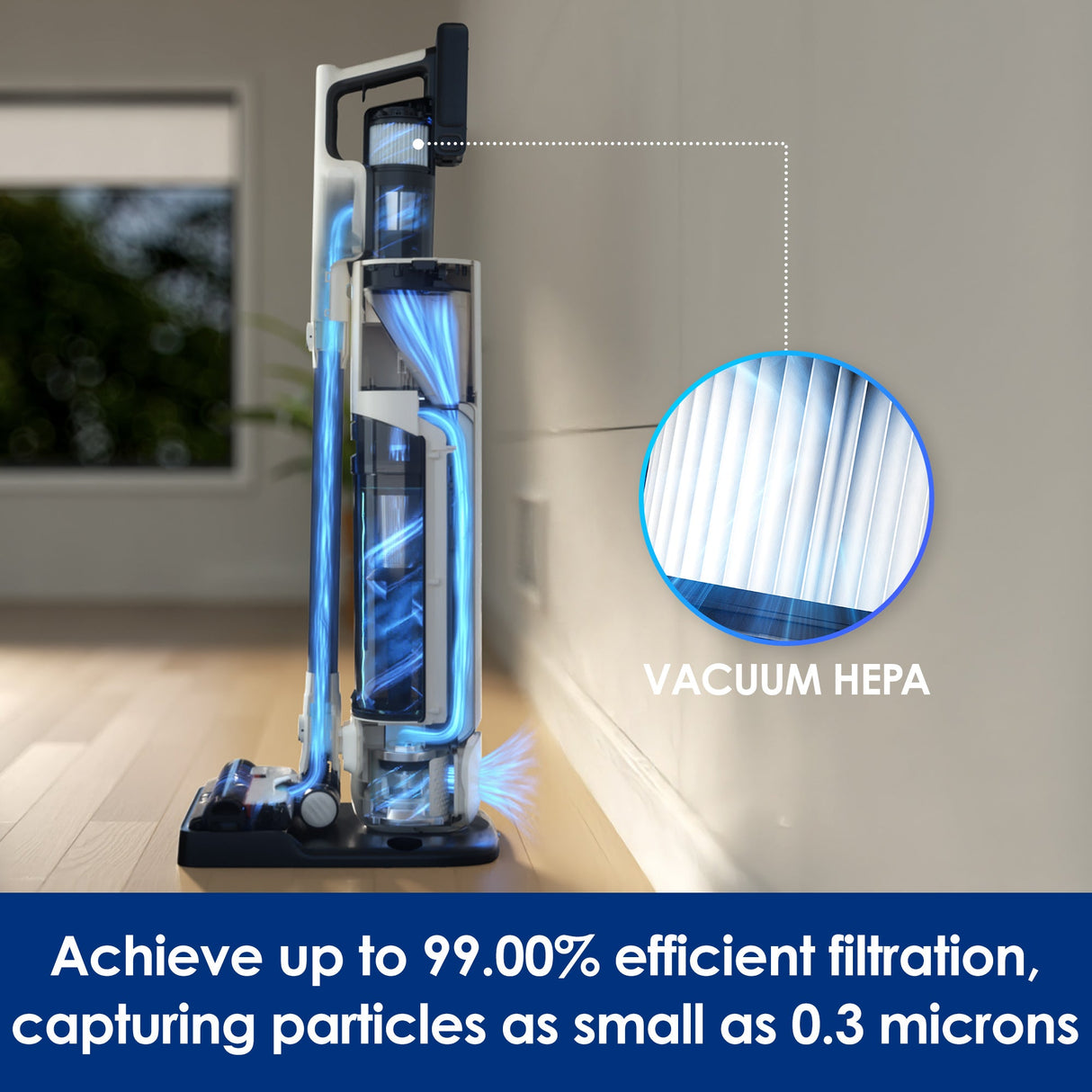 Tineco Pure ONE STATION5 Cordless Vacuum Cleaner Replacement HEPA Filter & Cover Assembly