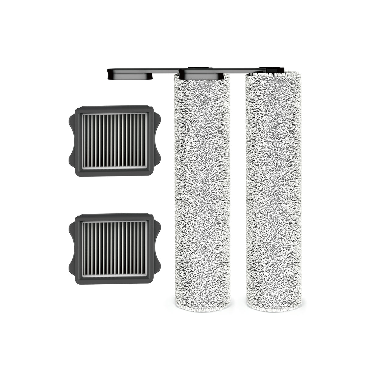 Tineco FLOOR ONE S7 Pro/S7 Flashdry/S6/S5/S5 PRO 2/IFLOOR 5 Replacement Brush Roller Kit-2x Brush Roller & 2x HEPA Assy