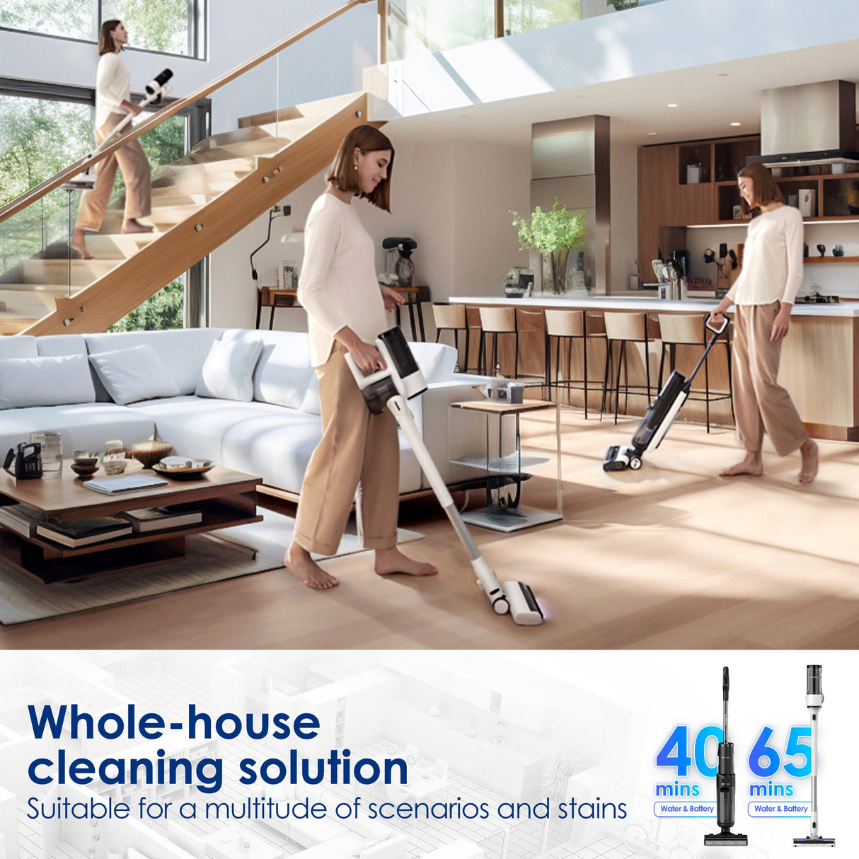 Tineco FLOOR ONE S7 COMBO Smart Wet Dry Vacuum Cleaner