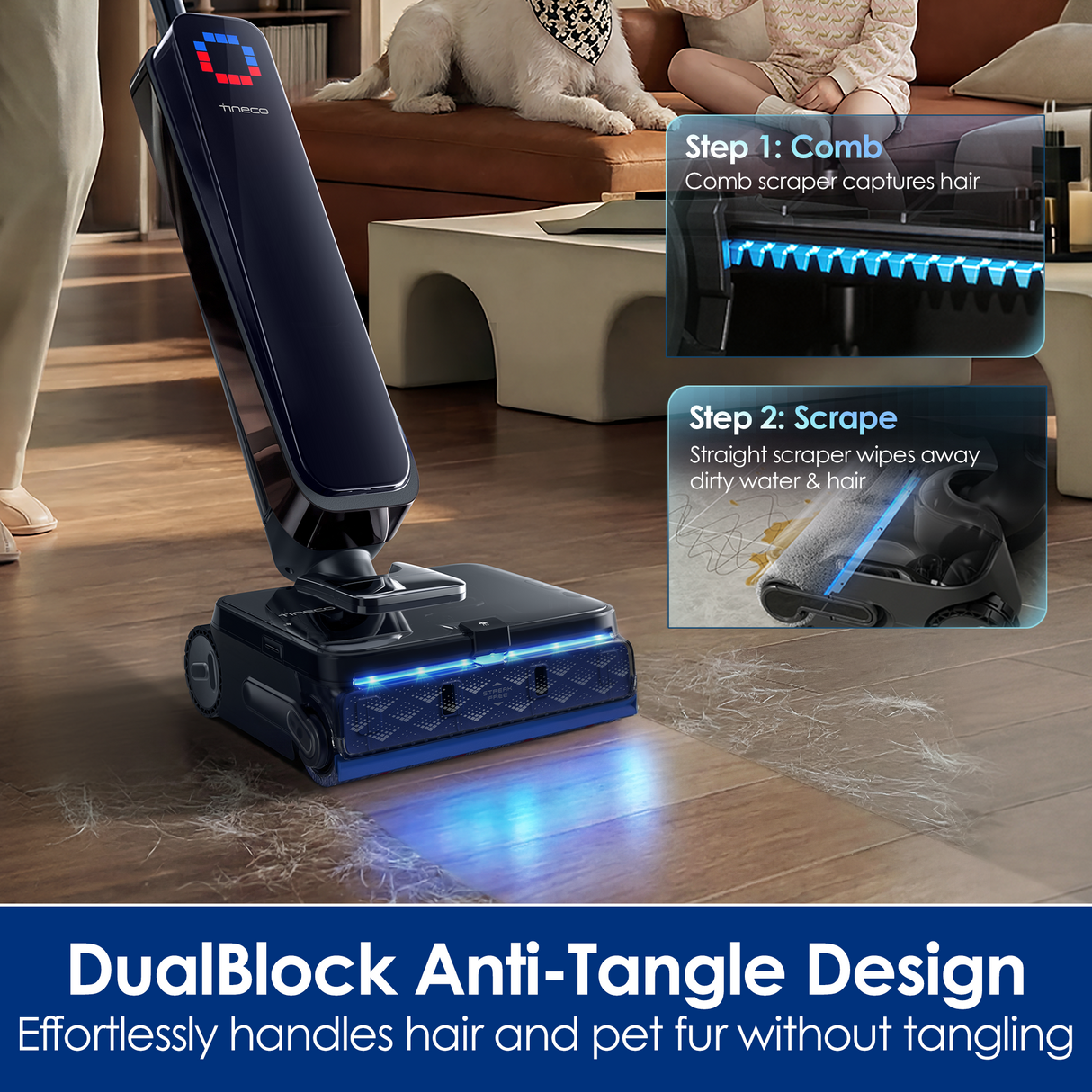 Tineco FLOOR ONE STATION S9 Scientist Pro Wet Dry Vacuum Cleaner