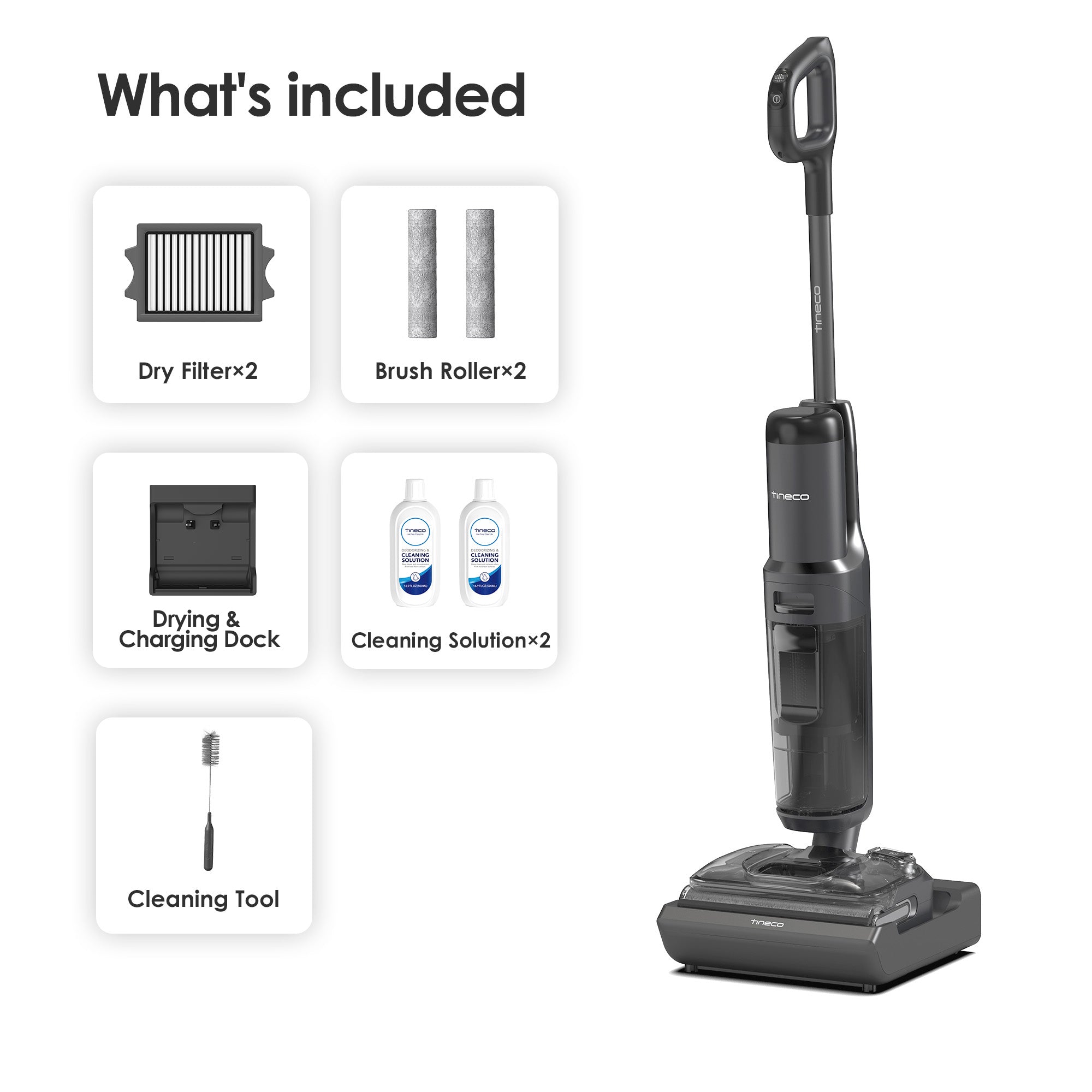 Tineco FLOOR ONE S7 Stretch Ultra Cordless Wet Dry Vacuum Cleaner