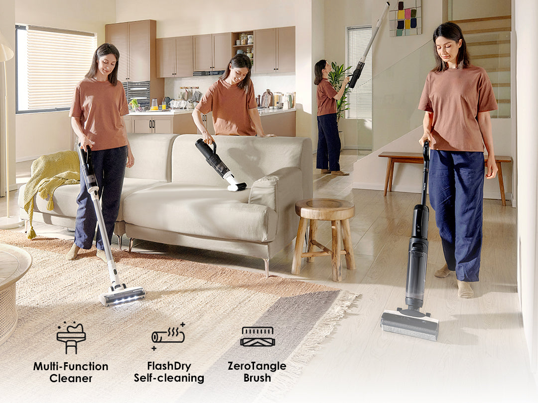 a group of people in a room