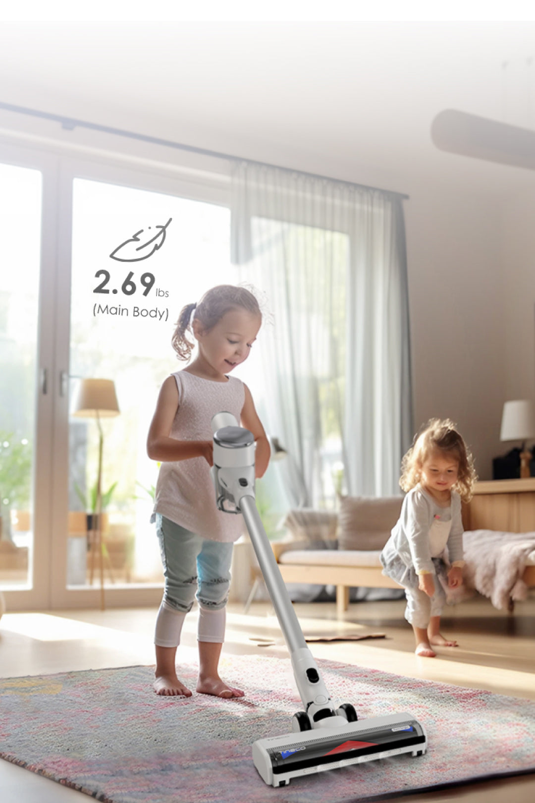 Lightweight design, TINECO vacuum cordless PURE ONE Station cleans anytime, anywhere