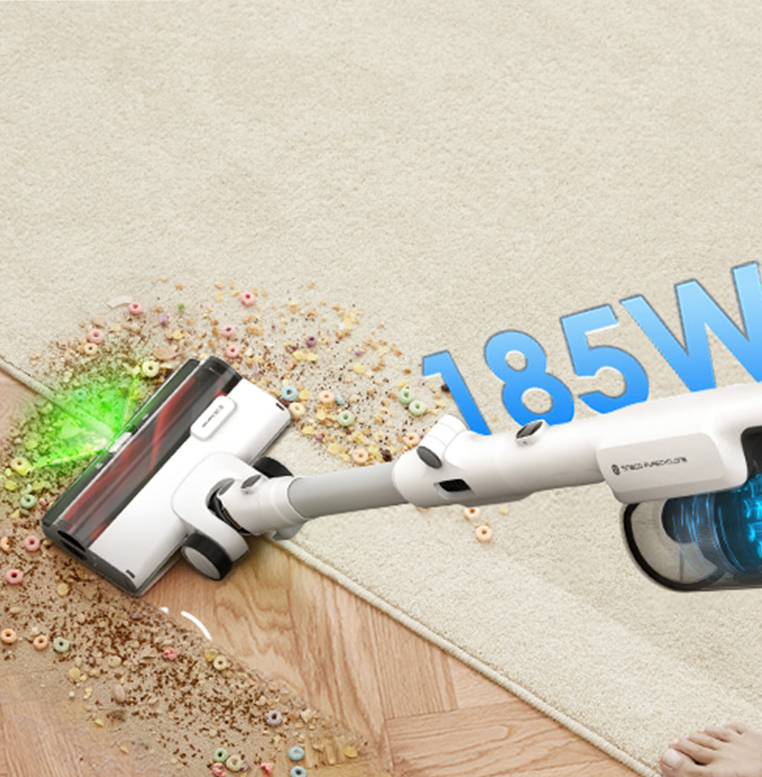 Tineco Pure ONE A50S best Cordless Stick Vacuum Cleaner with 185W Powerful Suction
can swiftly capture dust, debris, and pet hairs, ensuring thorough cleaning. 