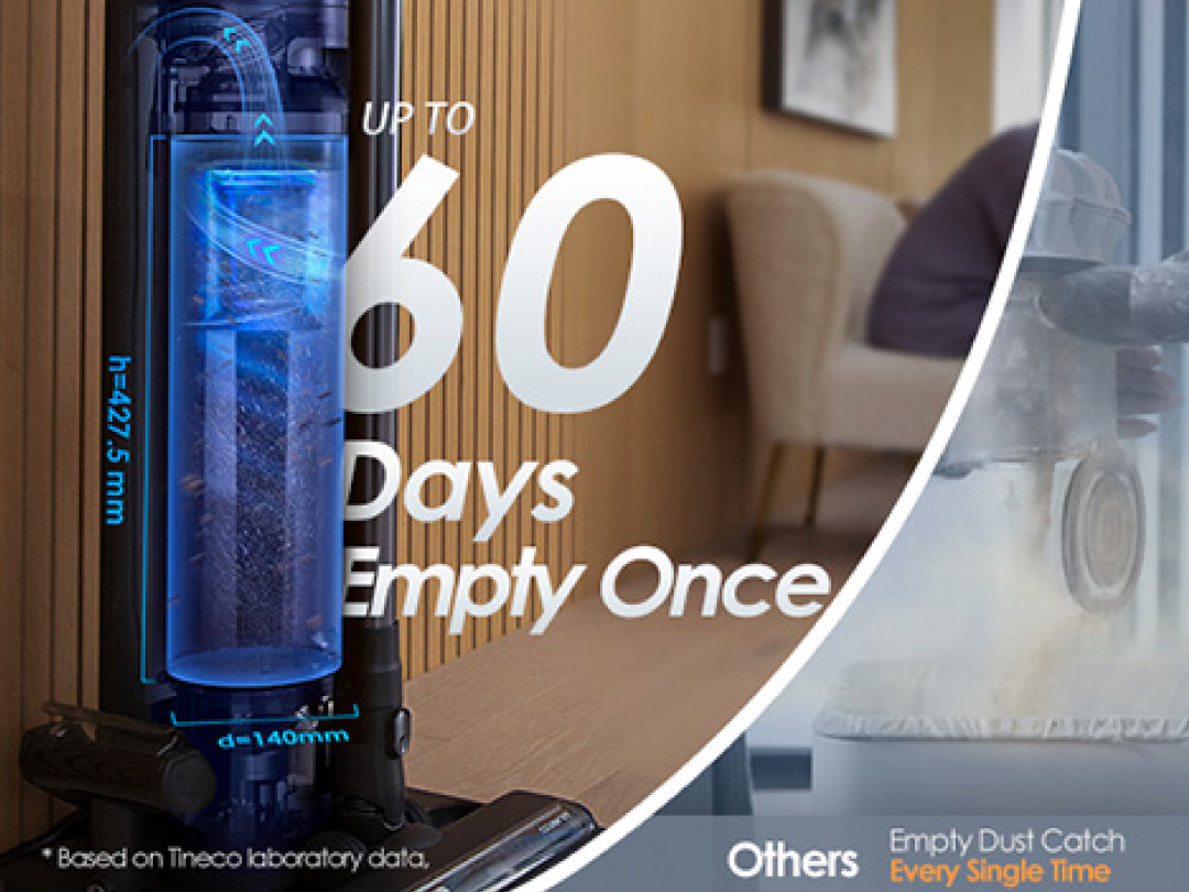 Tineco stick vacuum cleaner PURE ONE Station Furfree up to 60 days – empty once