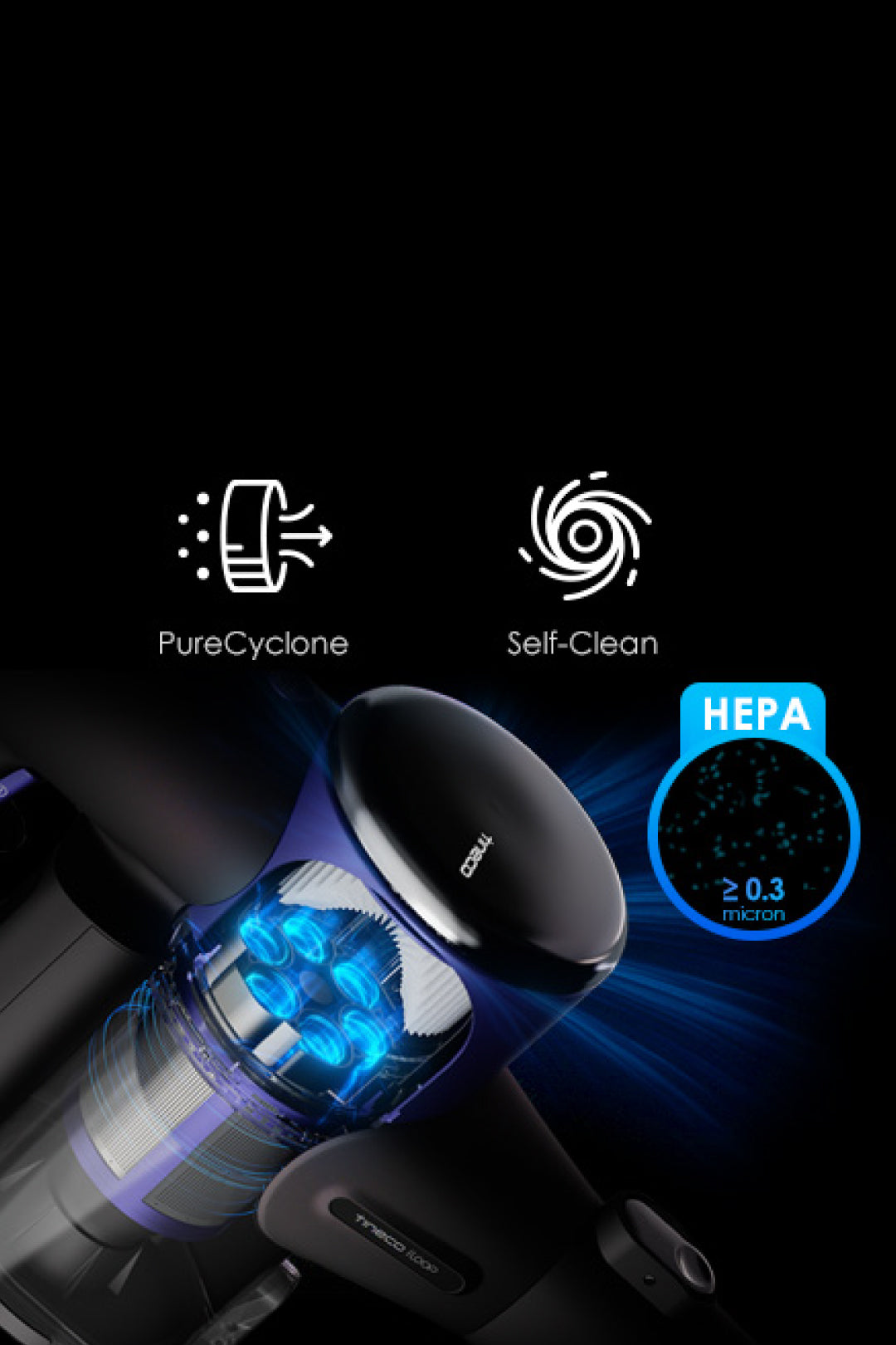Powerful and Durable Suction with Tineco PureCyclone