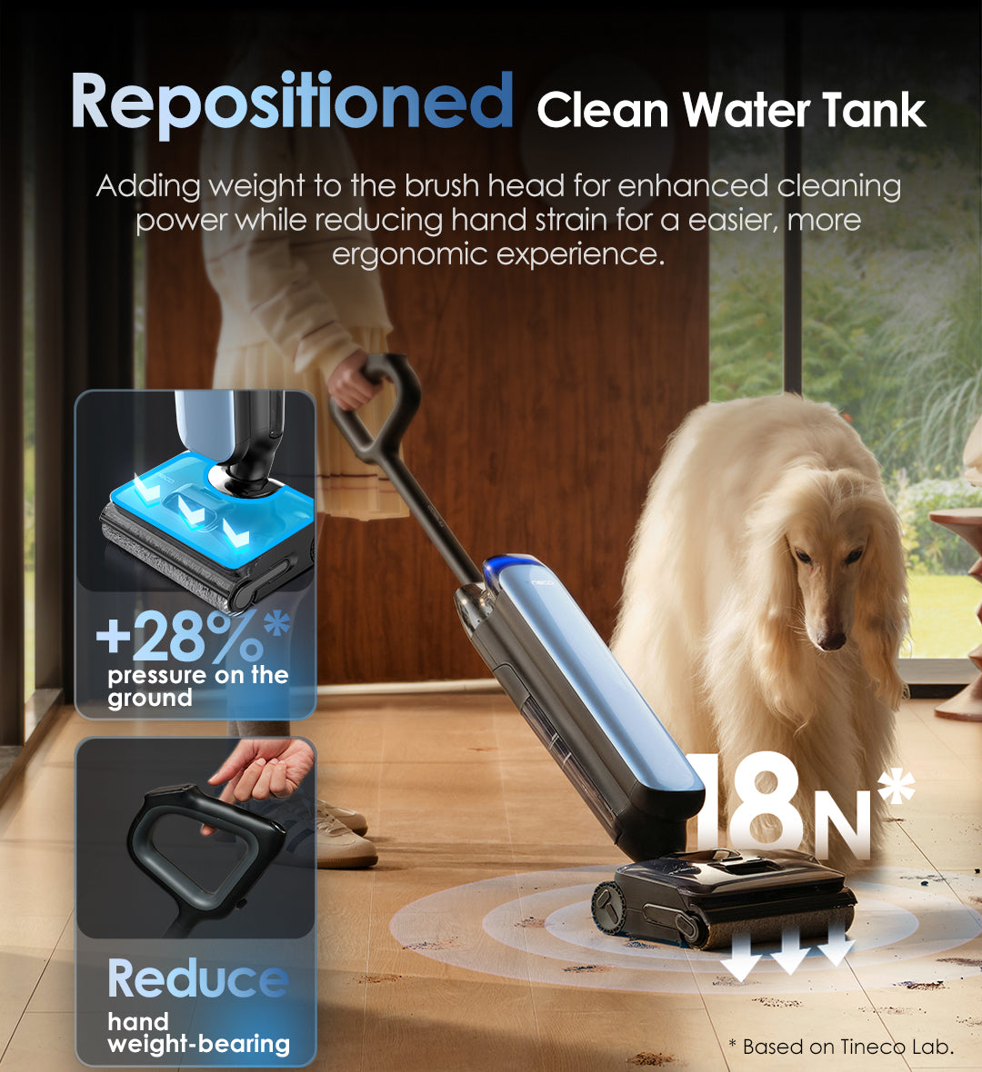 Repositioned Clean Water Tank