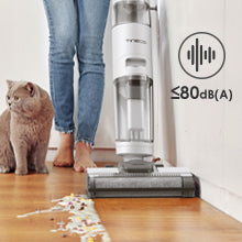 Clean quietly without disturbing your family and pets. It features a low noise, brushless digital motor and uses unique materials that reduce noise.