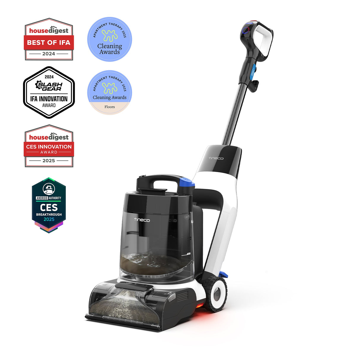 Tineco CARPET ONE Cruiser Smart Carpet Cleaner, Self-Cleaning and FlashDry, Deep Cleaning for Pet, Carpet and Upholstery, 167℉ PowerDry, 130W Powerful suction SmoothPower