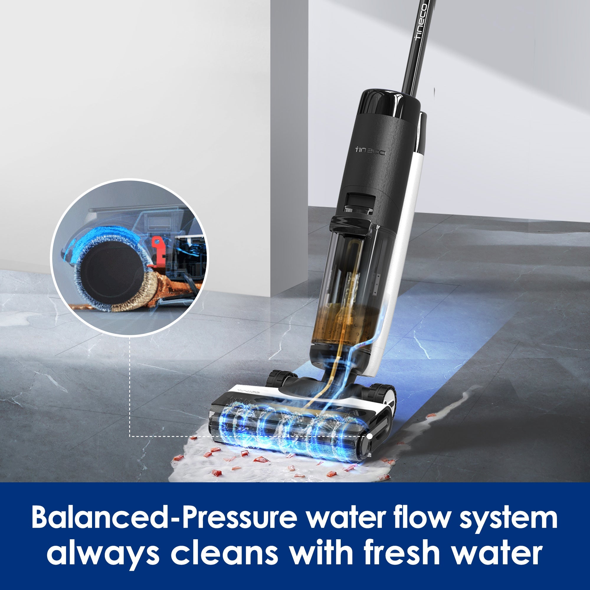 Tineco FLOOR ONE S7 PRO Smart Wet Dry Vacuum Cleaner - Tineco US