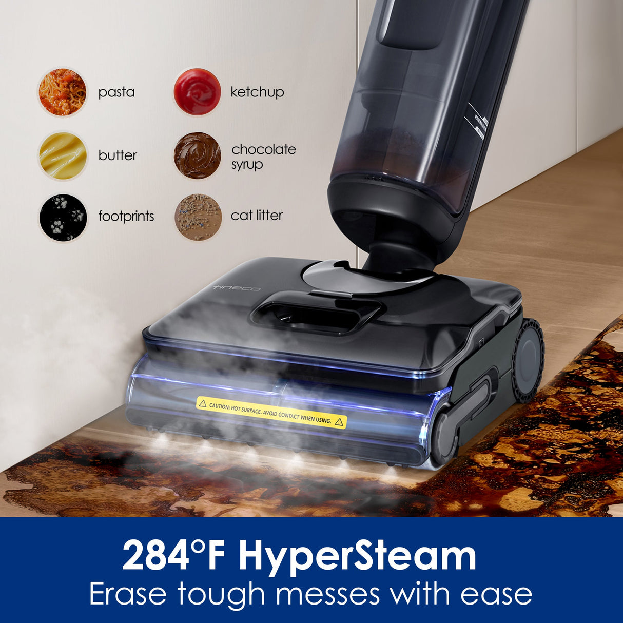 Tineco FLOOR ONE S7 Stretch Steam intelligent wet and dry vacuum cleaner