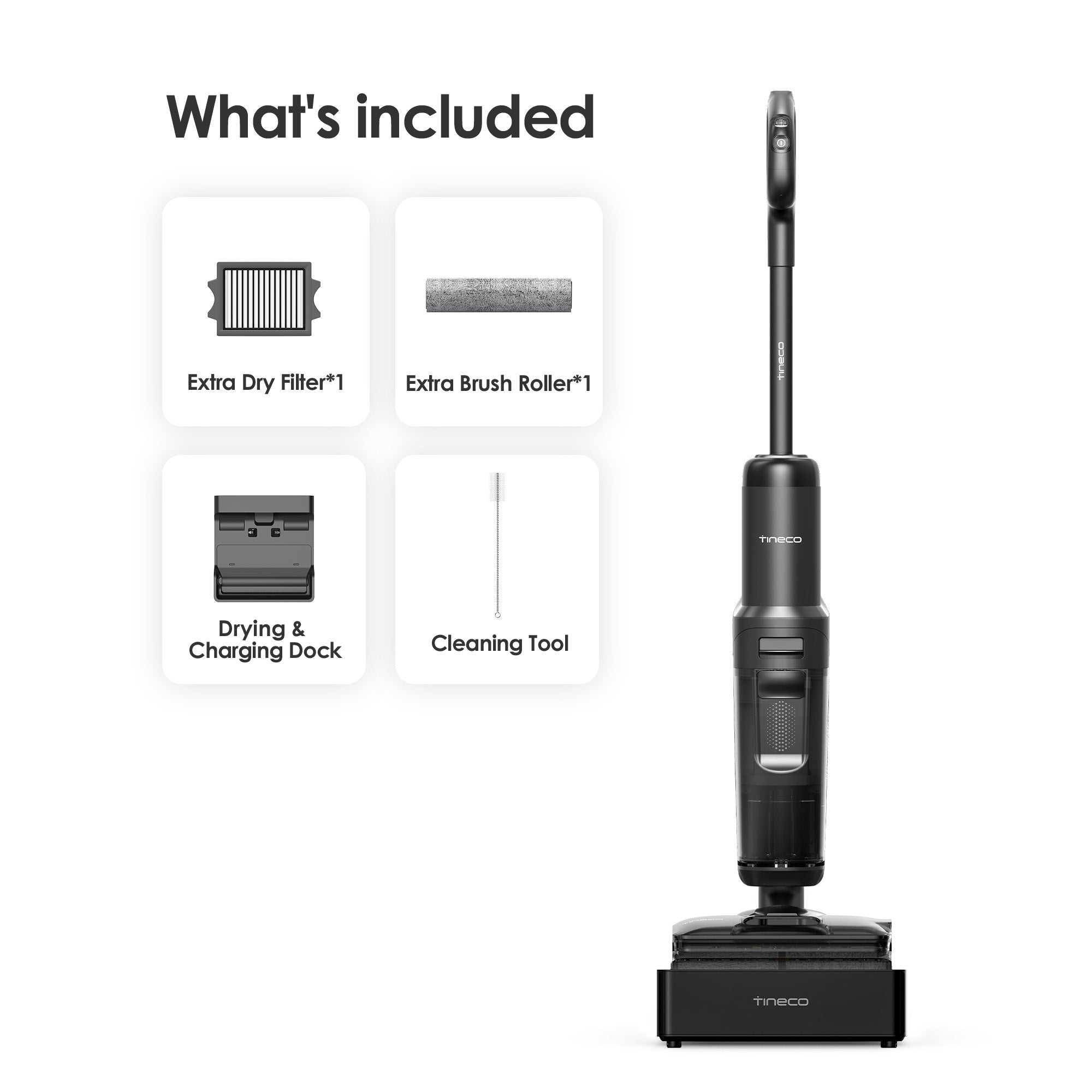 Tineco FLOOR ONE S7 Stretch Steam intelligent wet dry vacuum