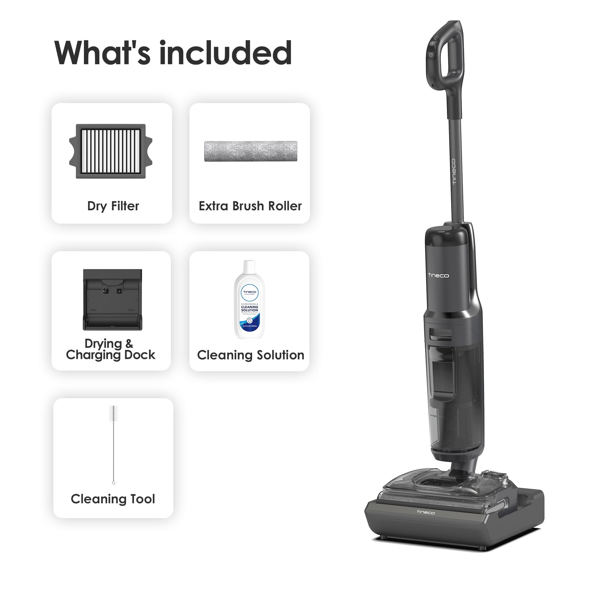 Tineco FLOOR ONE S7 Stretch Ultra Cordless Wet Dry Vacuum Cleaner
