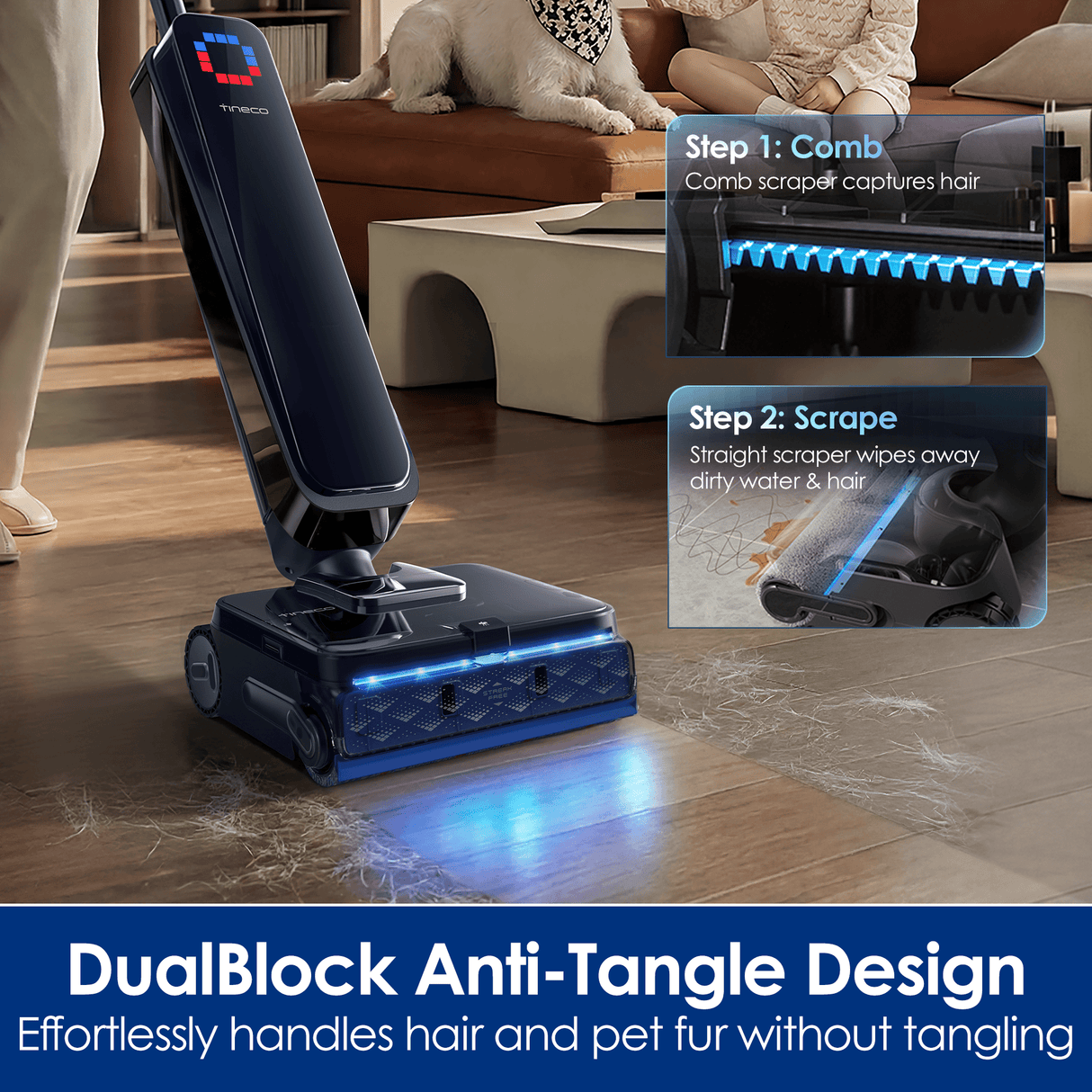 Tineco FLOOR ONE STATION S9 Scientist Pro Wet Dry Vacuum Cleaner