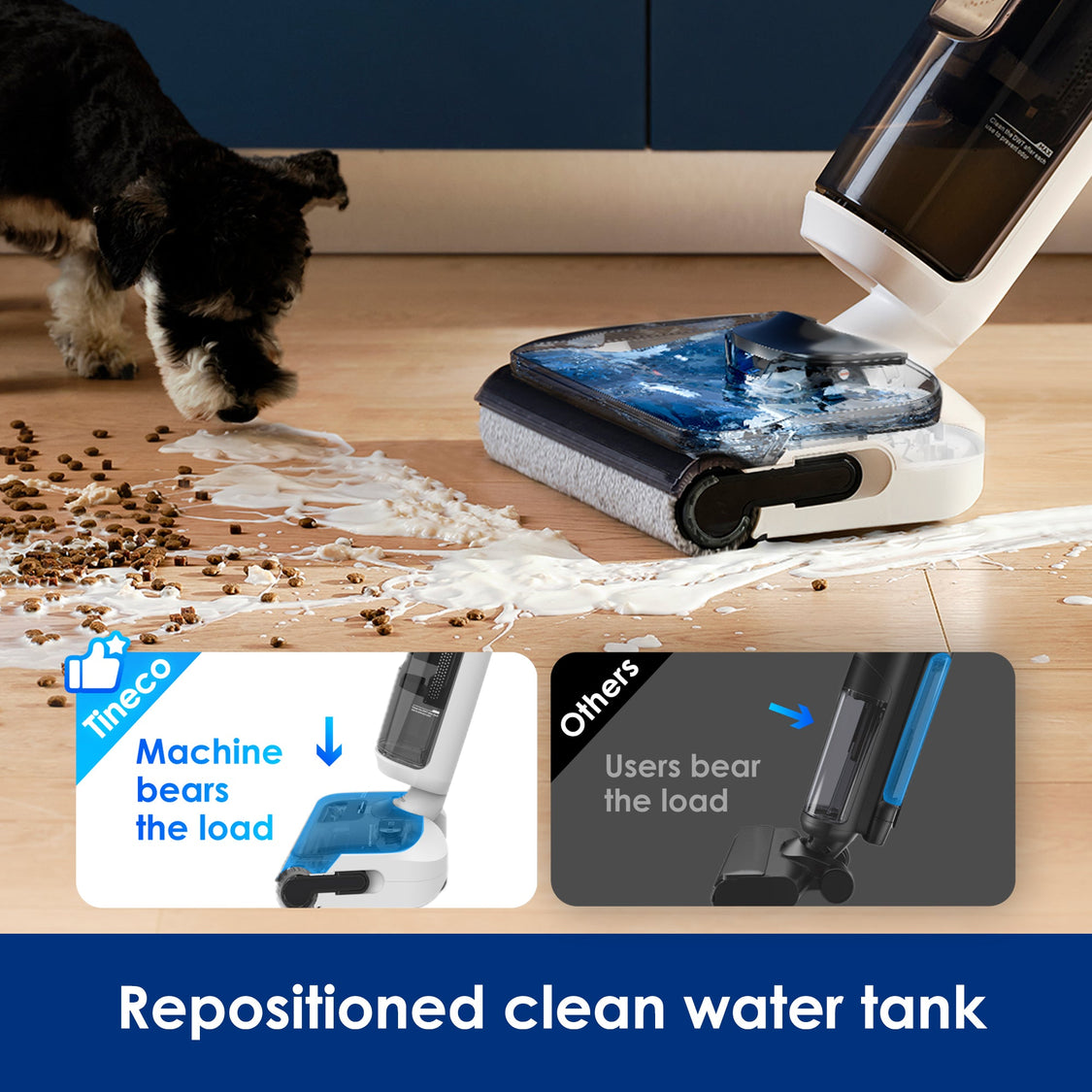 Tineco Floor ONE STRETCH S6 Wet Dry Vacuum Cleaner Tineco US