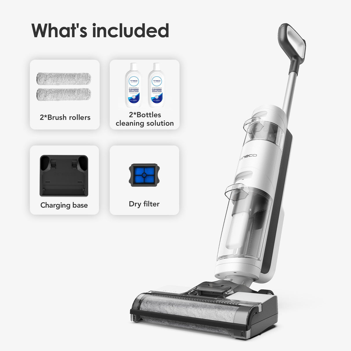 Tineco iFLOOR 3 Breeze Complete Cordless Wet Dry Vacuum Cleaner