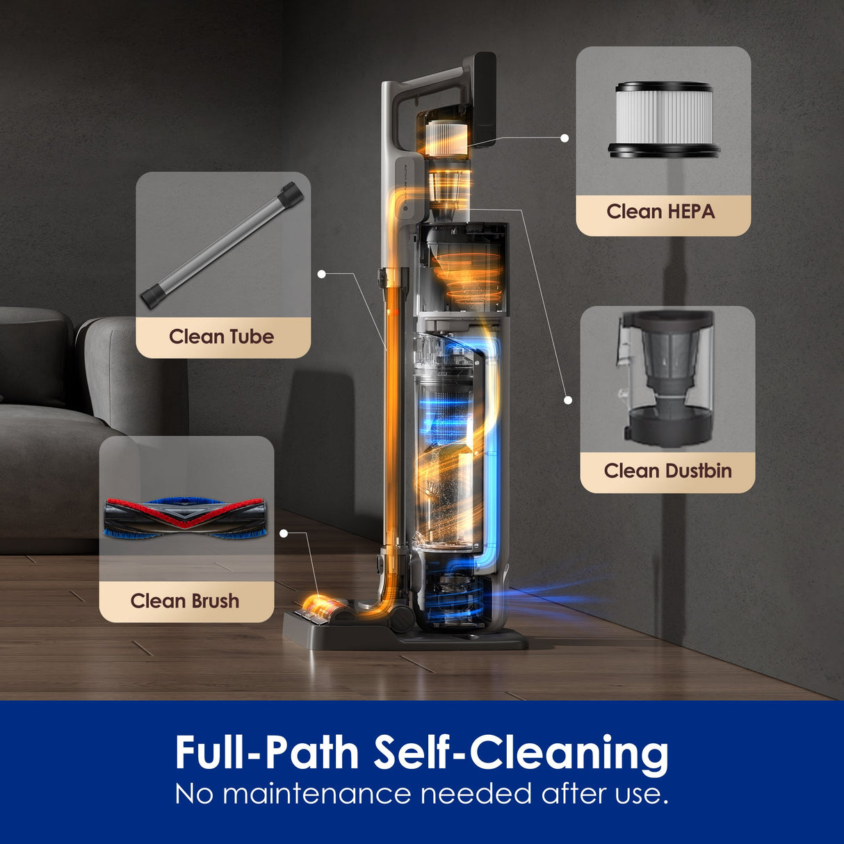 Tineco Prime Bundle FLOOR ONE S9 Artist Steam+Tineco Pure ONE Station 5 Pro