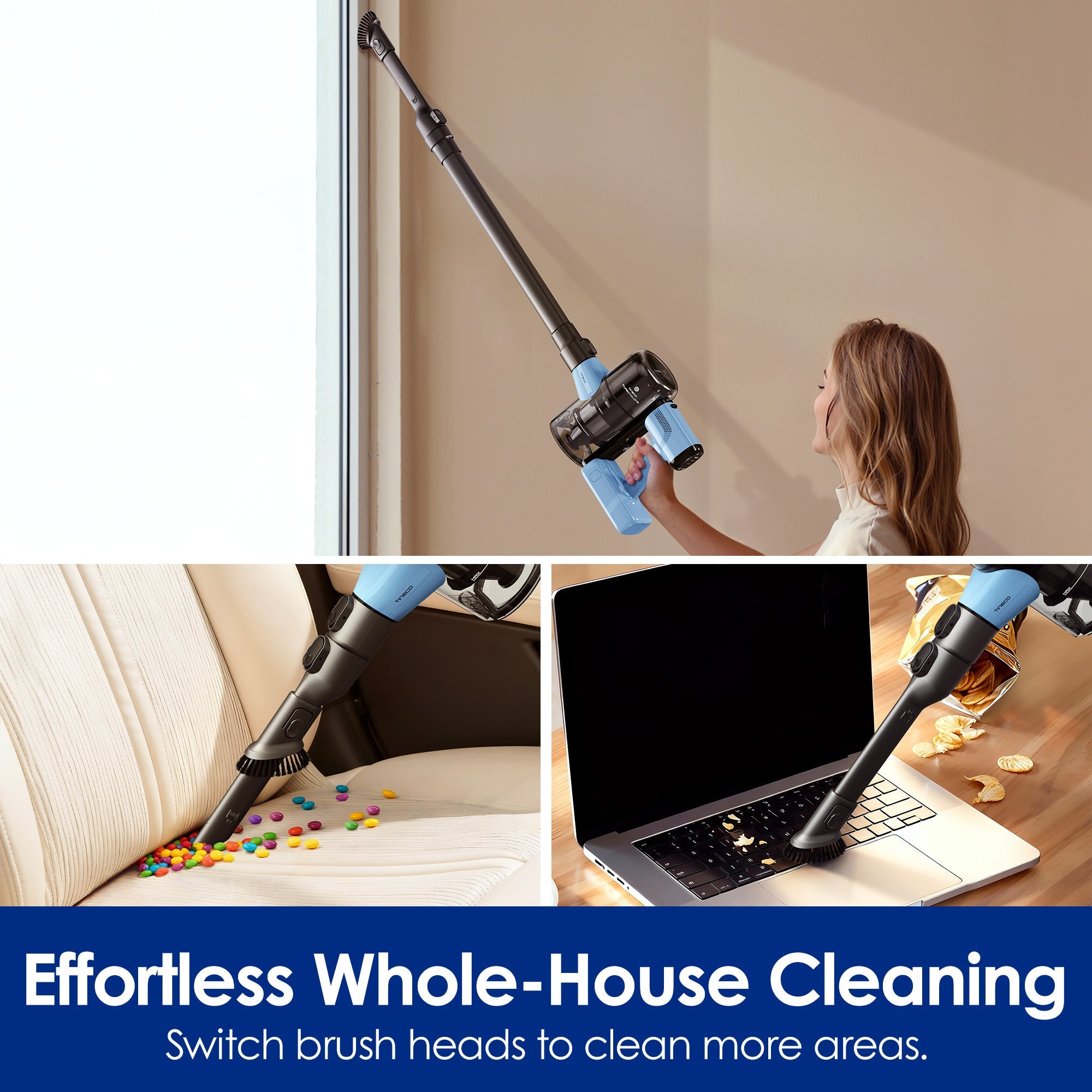 Tineco PURE ONE S20 Cordless Smart Vacuum - 55min Runtime – Tineco US