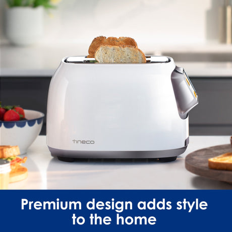 Tineco TOASTY ONE Smart Toaster with Touchscreen, Auto Lift and Lowers,2 - Slice Toast Individually, High - End Stainless Steel Design with Limitless Toasting Adjustment, Fresh, Reheat and Frozen