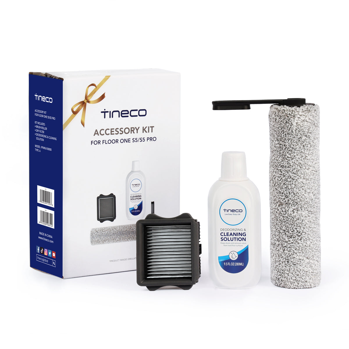 Remplacement de filtre pratique pour plancher Tineco S5/S5 Pro 2
