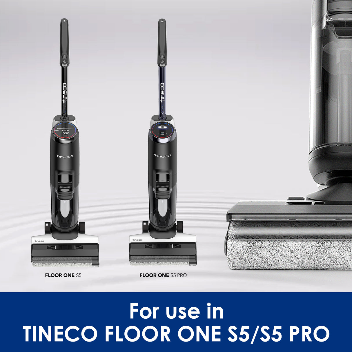 Tineco FLOOR ONE S7 Pro/ S5 / S5 PRO 2/ IFLOOR 5 Replacement Brush Roller Kit-2x Brush Roller & 2x HEPA Assy