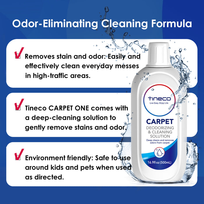 Tineco CARPET ONE Pro Carpet Cleaner Machine & 33.8 OZ Carpet Cleaning  Solution - Yahoo Shopping