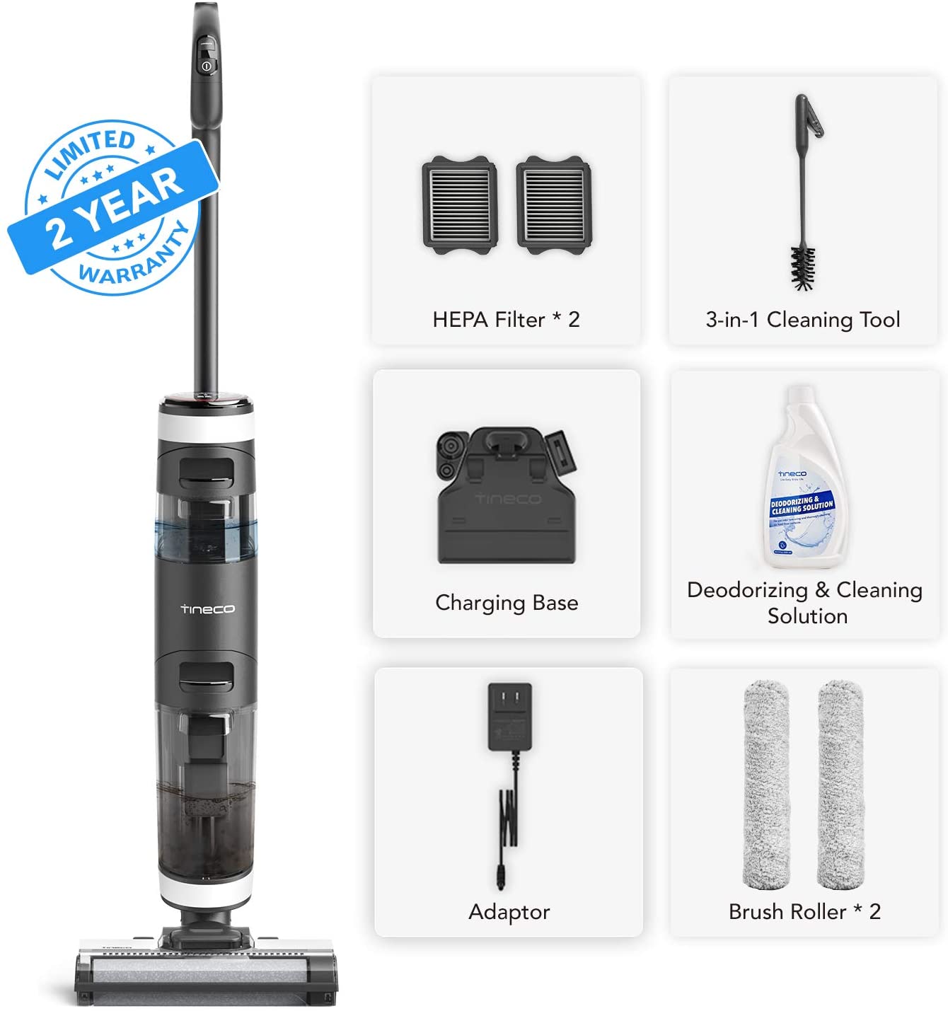 Tineco FLOOR ONE S3 Smart Wet Dry Vacuum Cleaner – Tineco US