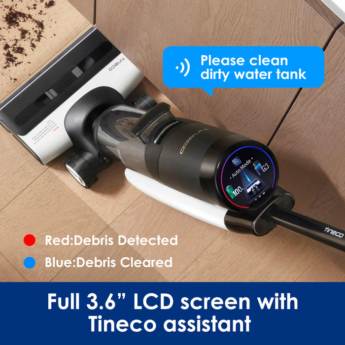  Tineco Floor ONE S7 PRO Smart Cordless Floor Cleaner, Wet Dry  Vacuum Cleaner & Mop for Hard Floors, LCD Display, Long Run Time, Great for  Sticky Messes and Pet Hair