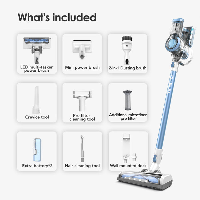 Tineco A11 Hero Lightweight Cordless Vacuum Cleaner with Mini Power Brush &  HEPA Filtration
