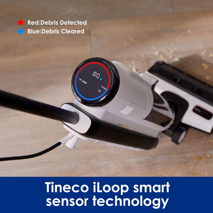Tineco Floor One S5 Steam Cleaner Wet Dry Vacuum All-in-One, Hardwood Floor Cleaner Great for Sticky Messes, Smart Steam Mop